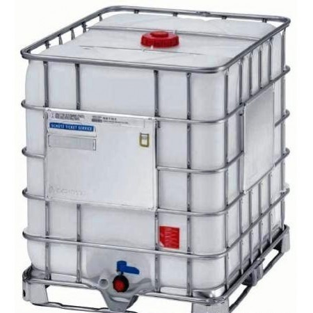 Contenedor- deposito 1000 litros reforzado Pale metálico - Homologacion ADR