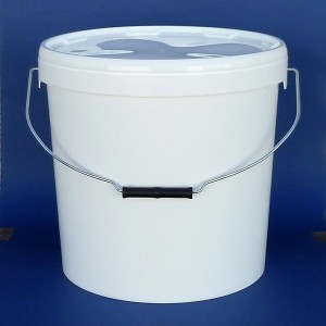 Cubo Hermetico 25 Litros con asa metalica