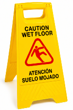 Señalizacion pavimento mojado Medida: 60 x 21 cm