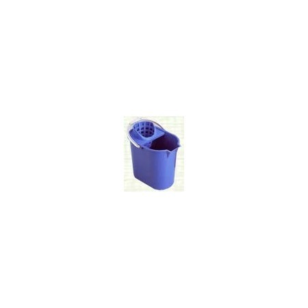 Cubo fregona con escurridor oval 12 litros