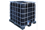 HELGUEFER-Contenedor- Deposito 1000 L. Azul reforzado pale plástico-NUEVO-