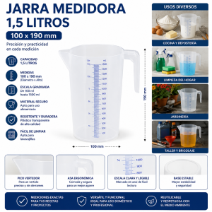 Jarra medidora 1,5 litros