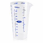 Vaso medidor 0.5 litros con vertedor