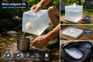 Bidon 10 litros plegable