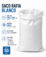 Saco rafia 55 x 95 cm -Paq. 50 ud.-