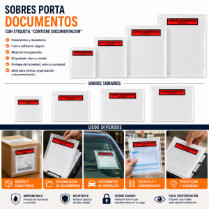 1.000 SOBRES CONTIENE DOCUMENTOS 138 X 125 PACKING LIST