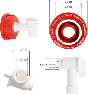 Tapon con grifo plastico
