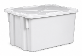 Cubeta apilable y encajable 65 litros con tapa