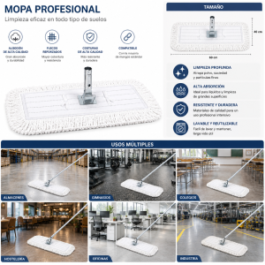 Mopa abrillantadora 100 cm