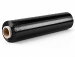 Bobina film estirable negro 50 cm ancho- Espesor 23 micras.