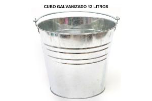 Cubo galvanizado 12 litros