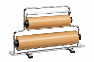 Portarrollos Papel Mostrador – Dispensador Doble de Papel Kraft y Film