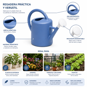 Regadera 9 litros
