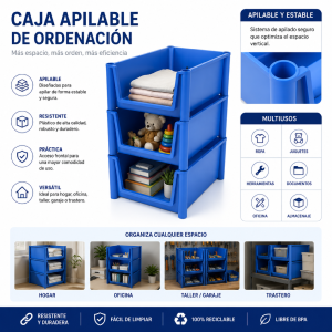 Caja apilable pequeña