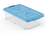 Caja multibox 60 litros con ruedas bajo cama