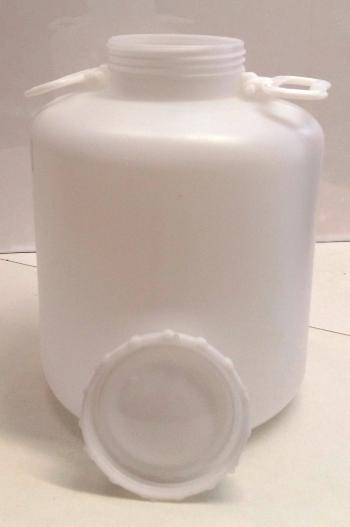 Bidon Polyéthylène 10L Avec Large Ouverture - Transport Liquide Et Solide Sécurisé
