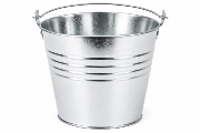 Cubo galvanizado 12 litros Ø 28,5 x 25 cm