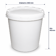 Cubo hermetico 25 litros