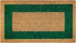 Felpudo coco cenefa 50 x 90 cm verde