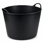 Capazo negro 26 litros dos asas Diámetro 360 mm Alto 280mm