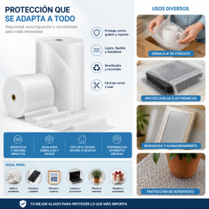 Plastico burbuja 120 cm (50 m.l.)